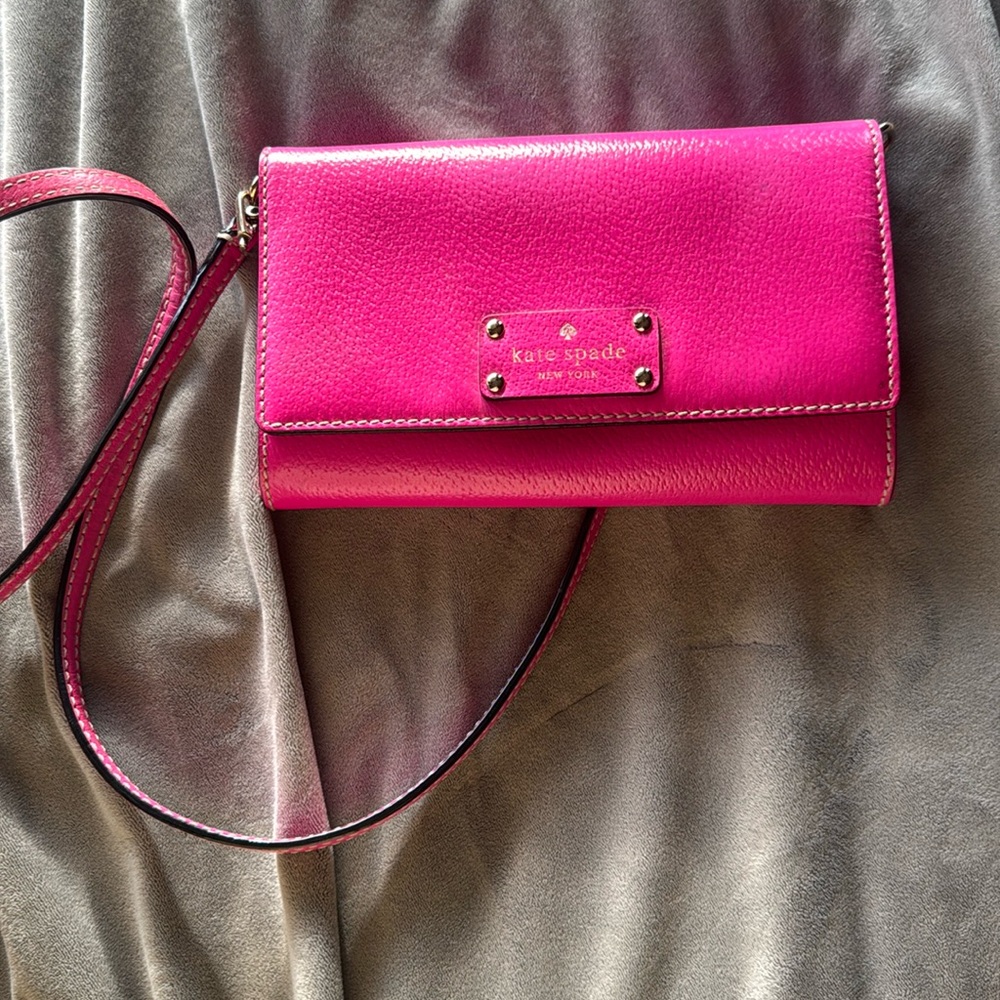 Kate Spade Natalie Small Clutch Wellsley Crossbody, Detachable  Strap, 8×5.5